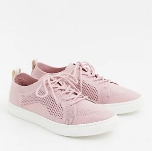 Stretch Knit Lace-Up Sneakers